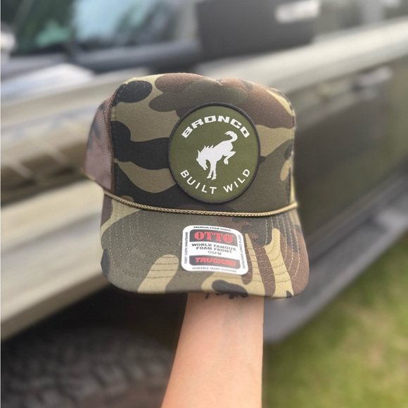 OTTO Other - Camo Trucker Hat w/ Bronco Patch